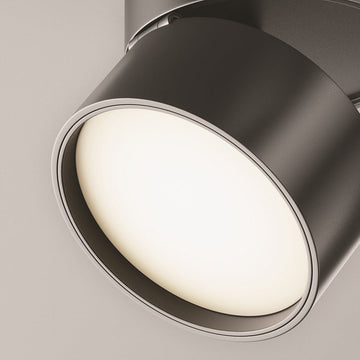 Deckenleuchte aus mattschwarzem Aluminium mit LED und linearer Leiste – Onda | Maytoni - Esszett Luxury | Stilvolles Wohnen mit Charakter
