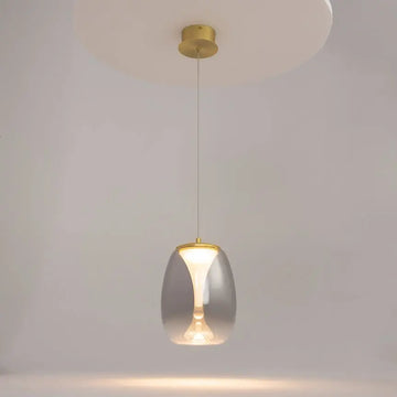 Pendant Lamp Gold-Colored Metal Crystal Elements Height-Adjustable – Splash | Maytoni