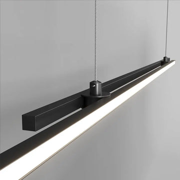 Pendelleuchte – Schwarzes Aluminium, 48 W Leistung, Neutralweiß Licht, 150,0 cm Länge - Halo | Maytoni
