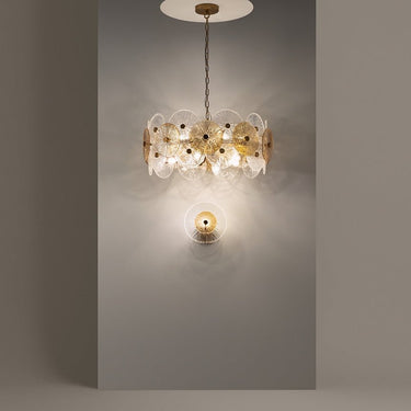 Wandleuchte Gold, bernsteingetöntes Ovalglas, E14 40 W – Aster | Maytoni - Esszett Luxury | Stilvolles Wohnen mit Charakter
