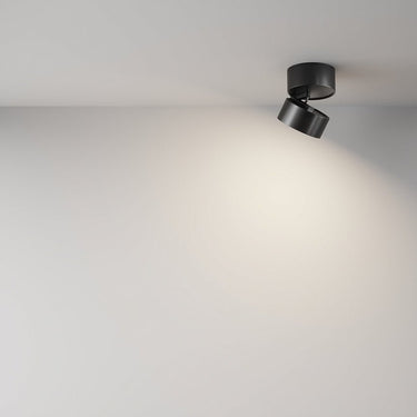 Deckenleuchte aus mattschwarzem Aluminium mit LED und linearer Leiste – Onda | Maytoni - Esszett Luxury | Stilvolles Wohnen mit Charakter