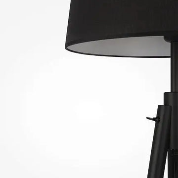 Floor lamp with metal tripod base, fabric shade & tripod design - Calvin | Maytoni