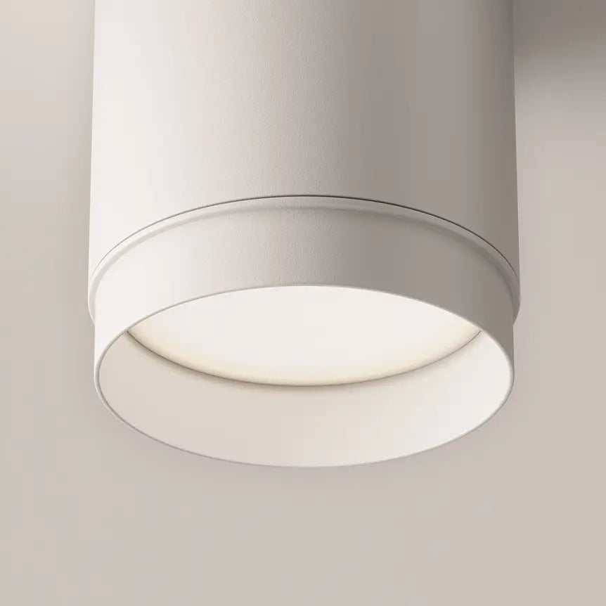 Deckenleuchte – Weißes Aluminium, 1×GX53 Fassung, 8,5 cm Höhe - Polar | Maytoni