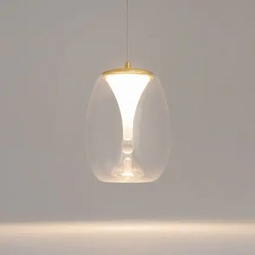 Pendant Lamp Gold-Colored Metal Crystal Elements Height-Adjustable – Splash | Maytoni