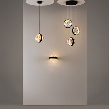 Wandleuchte Schwarz, Metallrahmen, integrierte 6 W LED 2700 K, modern – Misterio | Maytoni - Esszett Luxury | Stilvolles Wohnen mit Charakter