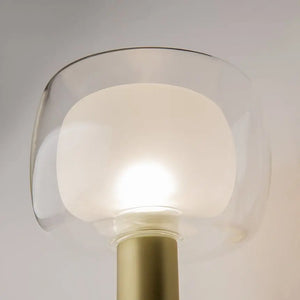 Gold Aluminium Wall Lamp with Double Glass Dome – Vision | Maytoni