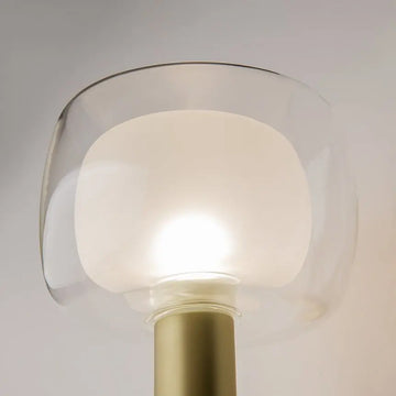 Gold Aluminium Wall Lamp with Double Glass Dome – Vision | Maytoni