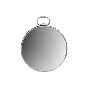Wandspiegel – Runde Form, Modernes Design, Silber Schwarz - Eleganca 425 | Kayoom