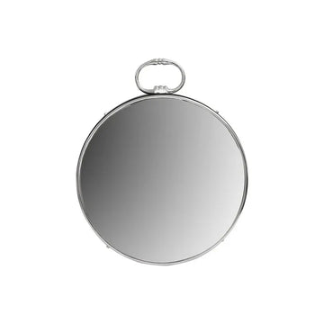 Wandspiegel – Runde Form, Modernes Design, Silber Schwarz - Eleganca 425 | Kayoom