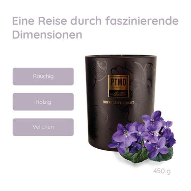 Elements Fragrance Duftkerze - Expressive Violet von PTMD - Esszett Luxury | Stilvolles Wohnen mit Charakter