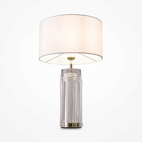 Tischleuchte Skulpturales Glas Stoffschirm & Eleganter Akzent – Muse | Maytoni - Esszett Luxury | Stilvolles Wohnen mit Charakter