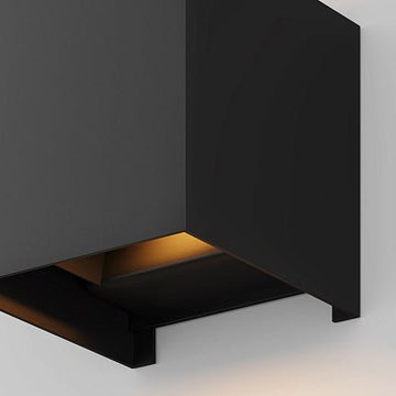 Fassadenbeleuchtung Schwarzer Metallwürfel LED 6 W 3000 K IP54 – Fulton | Maytoni - Esszett Luxury | Stilvolles Wohnen mit Charakter