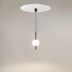 Pendant Light Black Metal Frame with White Glass Shade – The Sixth Sense Z020PL-L6B3K | Maytoni