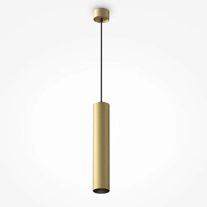 Pendant lamp Matt golden aluminum housing with texture, modern design and GU10 socket – Artisan | Maytoni