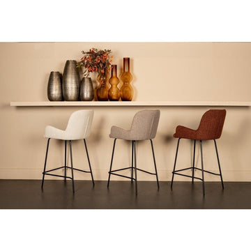 Esszimmerstuhl - Leander 53.5 x 51.0 x 94.0 cm Beige von PTMD - Esszett Luxury | Stilvolles Wohnen mit Charakter