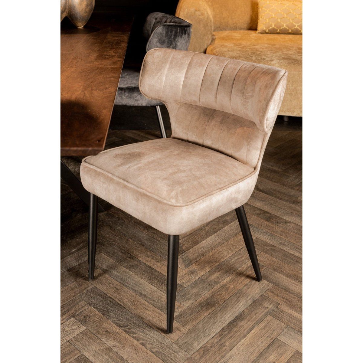 Esszimmerstuhl - Zinno 60.0 x 50.0 x 76.5 cm Braun von PTMD - Esszett Luxury | Stilvolles Wohnen mit Charakter