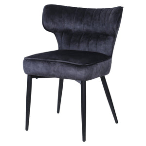 Esszimmerstuhl - Zinno 60.0 x 50.0 x 76.5 cm Grau von PTMD - Esszett Luxury | Stilvolles Wohnen mit Charakter