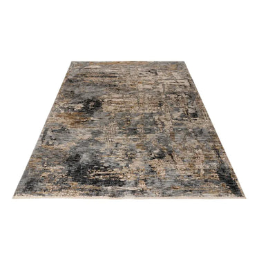 Teppich – Taupe Farbe, Kurzflor, Abstraktes Design, 150 cm - Pono 723 | Kayoom