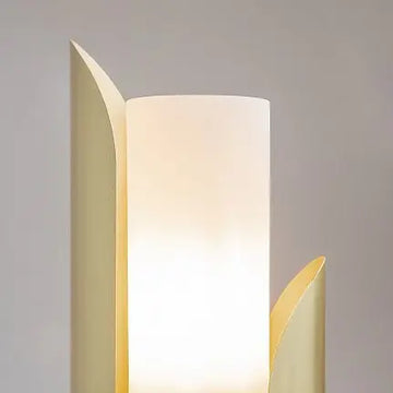 Table Lamp Gold-Colored Metal Frame Frosted Cylindrical Glass Shade & Modern Design – Cipresso | Maytoni