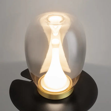 Table Lamp Double Glass Shade Opal Inner & Transparent/Gradient Outer Shade – Splash | Maytoni