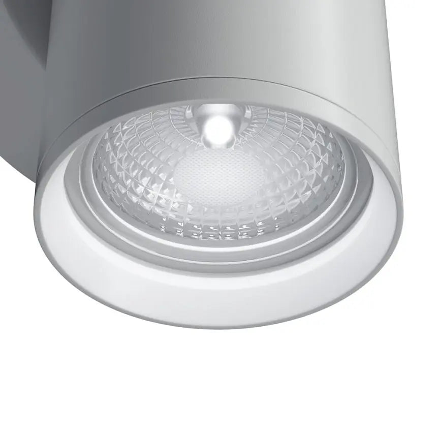 Wandleuchte – Weißes Aluminium, 1× GU10 Fassung, 10 W Leistung, 10 cm Höhe - Focus S | Maytoni