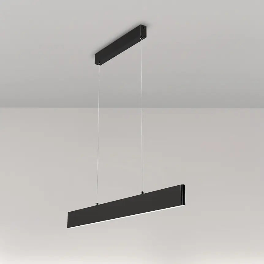 Pendant Light Black aluminum housing with opal acrylic diffuser, dimmable LED and modern design – Arc | Maytoni