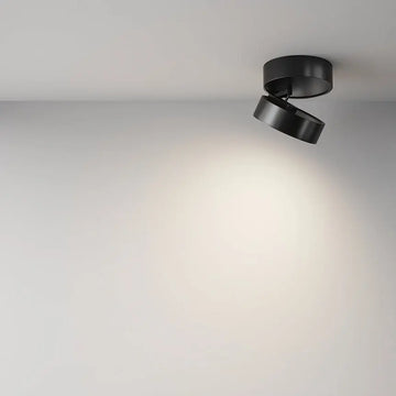 Matte Black Aluminum LED Ceiling Light with Linear Bar – Onda | Maytoni