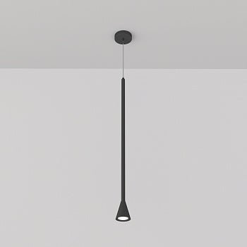 Pendelleuchte Schwarzes Metallgehäuse mit GU10 - Fassung, modernem Design und energiesparender Beleuchtung – Arc | Maytoni - Esszett Luxury | Stilvolles Wohnen mit Charakter