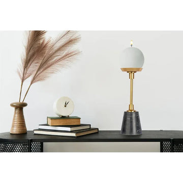 Kerzenhalter aus Metall & Marmor mehrfarbig moderne Oberfläche – Fayya 225 | Kayoom - Esszett Luxury | Stilvolles Wohnen mit Charakter