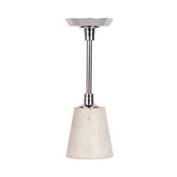 Kerzenhalter aus Aluminium & Marmor moderne Oberfläche skulpturales Design – Fayya 225 | Kayoom - Esszett Luxury | Stilvolles Wohnen mit Charakter