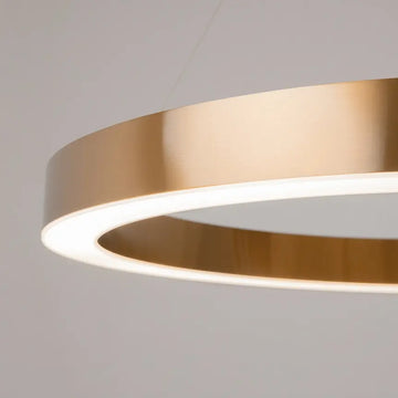 Pendelleuchte – Messing Finish, Acrylschirm, 39 W LED, IP20 Schutz, Ø60 cm - Saturno | Maytoni