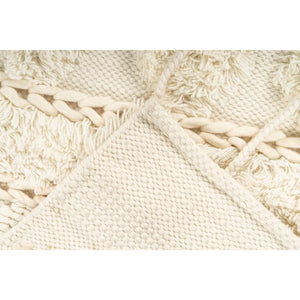 Teppich – Creme Wolle, Weiche Struktur, Premium Design, 290 cm - Bohist 525 | Kayoom