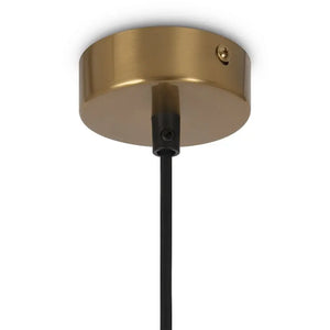 Modern Design Pendant Lamp with Opal Glass Diffusers and Brass Finish – Ring | Maytoni