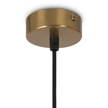 Modern Design Pendant Lamp with Opal Glass Diffusers and Brass Finish – Ring | Maytoni