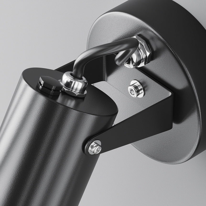 Wandleuchte – Schwarze Oberfläche, Aluminiumgehäuse, Wetterfeste Beleuchtung - Scope | Maytoni