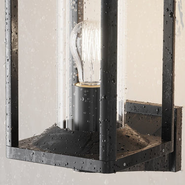Wandleuchte mit graphitfarbenem Aluminiumkörper und klarem Acryldiffusor – Cell | Maytoni - Esszett Luxury | Stilvolles Wohnen mit Charakter