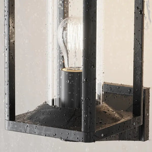 Wall light with graphite aluminum body and clear acrylic diffuser – Cell | Maytoni