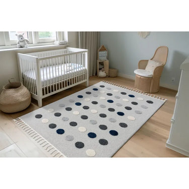 Teppich – Polypropylen Flor, Punktmuster, Mehrfarbige Akzente, 120 x 170 cm - Modena 419 | Kayoom