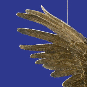 Ceiling Light – Sculptural Design, Exotic Animal Motif, Polyresin Construction, Golden Finish – Parrot Percy | WERNS