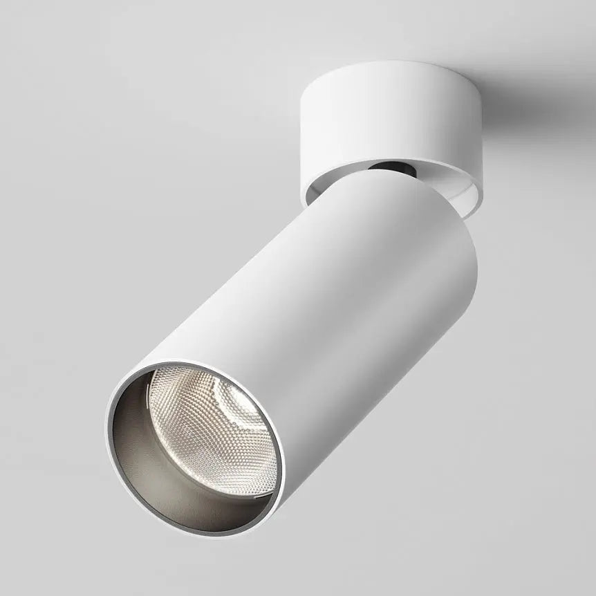 Deckenleuchte – Weißes Aluminium, 12 W LED, Neutralweiß, 16 cm Höhe - Focus | Maytoni