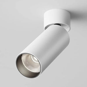 Deckenleuchte – Weißes Aluminium, 12 W LED, Neutralweiß, 16 cm Höhe - Focus | Maytoni