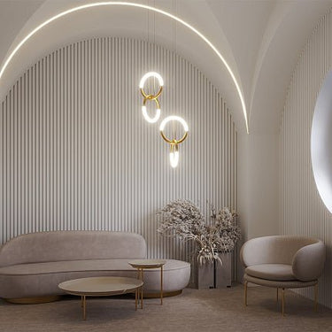 Pendelleuchte Metall - und LED - Akzent mit Elegantem Minimalismus – Node | Maytoni - Esszett Luxury | Stilvolles Wohnen mit Charakter