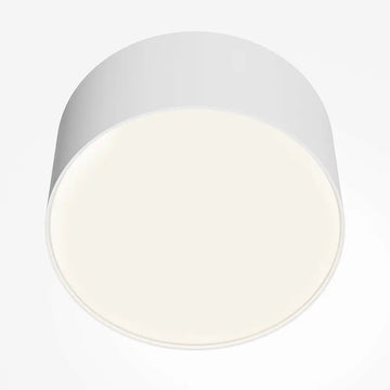 White aluminum ceiling lamp with integrated LED and warm white light – Zon | Maytoni