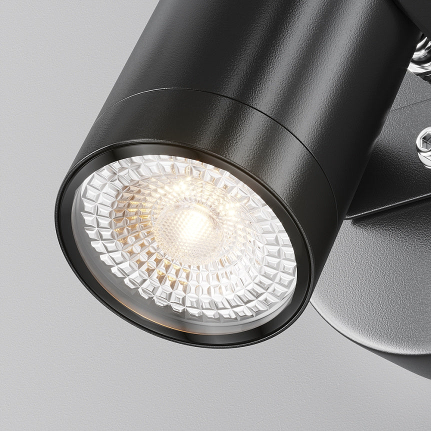 Wandleuchte – Schwarze Oberfläche, Aluminiumgehäuse, Wetterfeste Beleuchtung - Scope | Maytoni