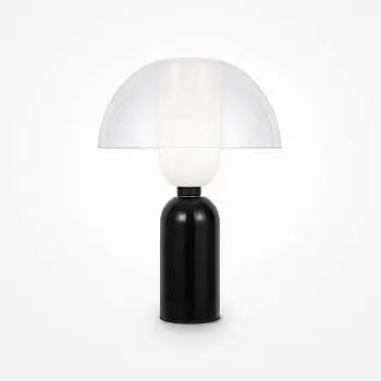 Tischleuchte – Schwarzes Metall, Keramik und Glas, 1× E14 Fassung, 40 W Leistung, Ø30 cm - Memory | Maytoni