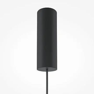 Pendant Lamp Matte Black Metal Frame Smoke Grey Oval Glass LED 12W 3000K – Bangkok | Maytoni