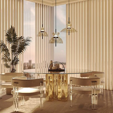 Pendelleuchte Matt Schwarz Bernsteinglas - Oval LED 12 W 3000 K – Bangkok | Maytoni - Esszett Luxury | Stilvolles Wohnen mit Charakter