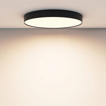 Deckenleuchte aus schwarzem Aluminium mit integrierter LED und warmweißem Licht – Zon | Maytoni - Esszett Luxury | Stilvolles Wohnen mit Charakter