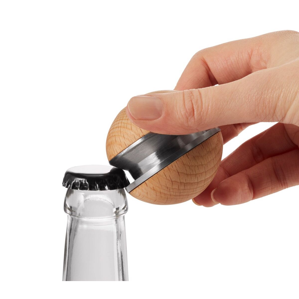 Flaschenöffner Hochglanz-Edelstahl Ergonomisch Leichtes Öffnen – Boule | Philippi