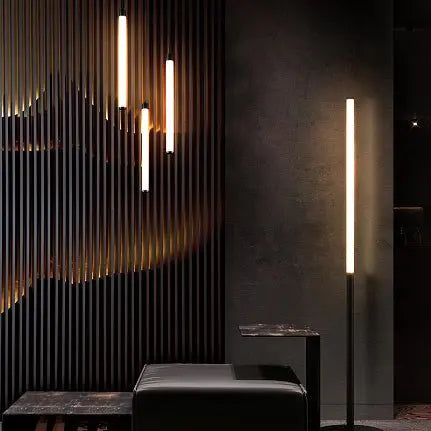 Floor lamp made of metal & frosted acrylic with integrated LED technology – Ray | Maytoni